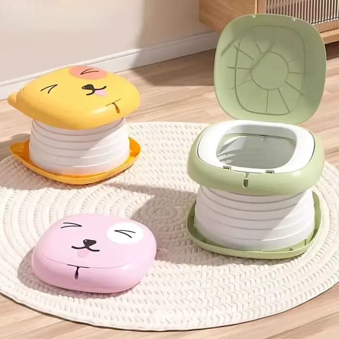 Toilettes pliables pour enfants, siège d'entraînement, toilettes de voyage pour bébés, pot Portable pour enfants, voiture scellée, urinoir Anti-odeur