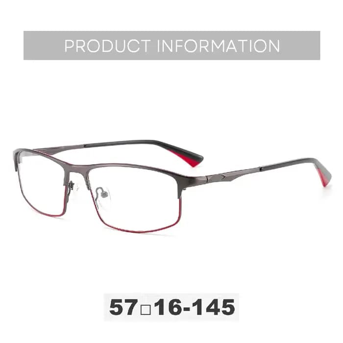 ZENOTTIC mode métal sourcil lunettes de Prescription pour hommes carré photochromique optique