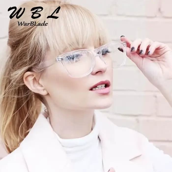 WarBLade 2018 faux lunettes nouveau Design cadre clair cristal