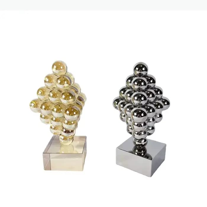 Pyramide en verre cristal, ornement de bureau, statue d'art, sculpture, accessoires de décoration pour salon, figurines, miniatures, artisanat