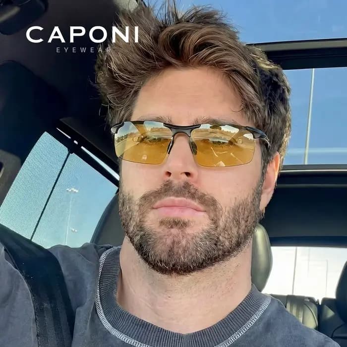 Lunettes de soleil photochromiques pour hommes