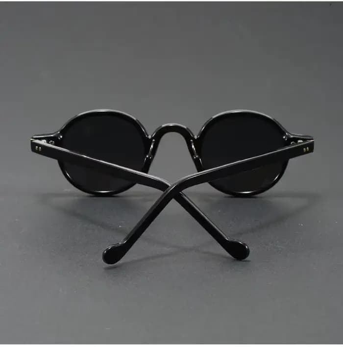 Lunettes de soleil rondes Vintage Orange pour femmes et hommes