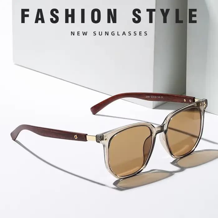 Lunettes de soleil classiques marron