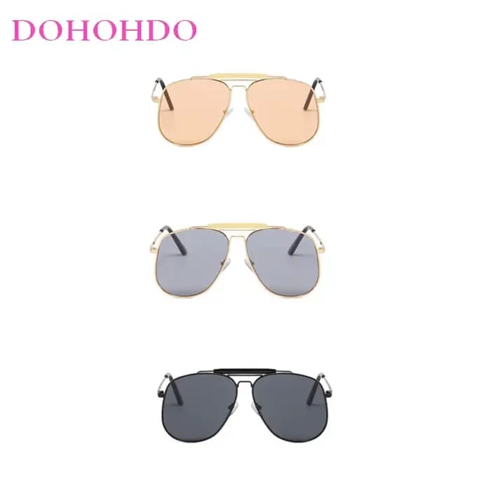 DOHOHDO Nouvelles Lunettes de Soleil Pilote Classiques Femme Homme