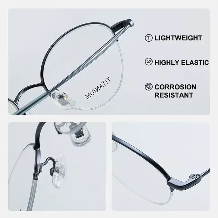 Monture de lunettes en titane ultra-légère