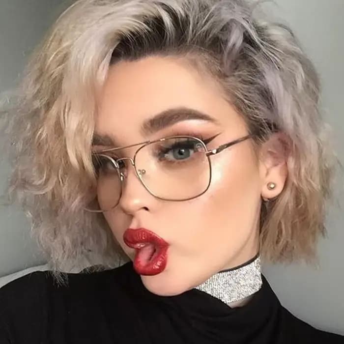 Lunettes de soleil carrées vintage pour hommes et femmes