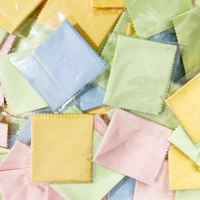 Lingettes anti-buée en microcarence réutilisables pour lunettes