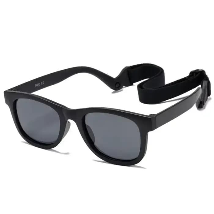 Lunettes de soleil polarisées flexibles et pliables pour nouveau-né de 0 à 24 mois