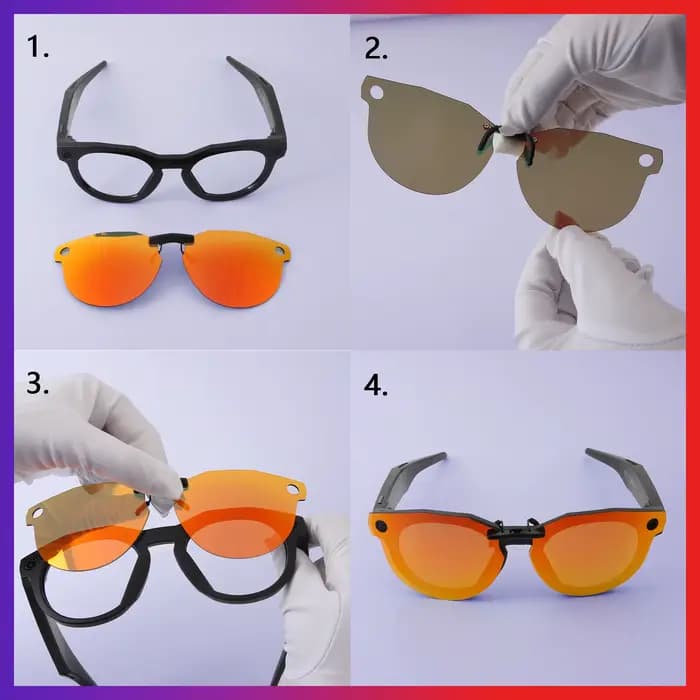 Lunettes de soleil polarisées ELuxonsight à clipser