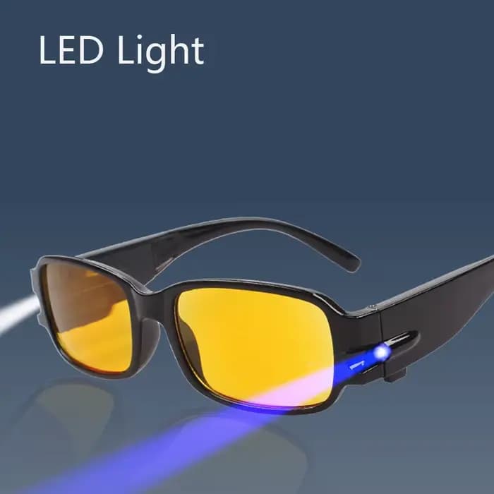 Lunettes de lecture à lumière LED claires Occhiali Da Lettura +1.00 +1.50 +2.00 +2.50 +3.00 +3.50 +4.00 dioptrie lunettes presbytes de nuit