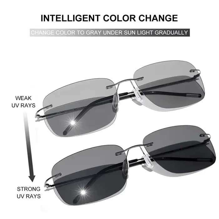 CAPONI lunettes de soleil carrées pour hommes