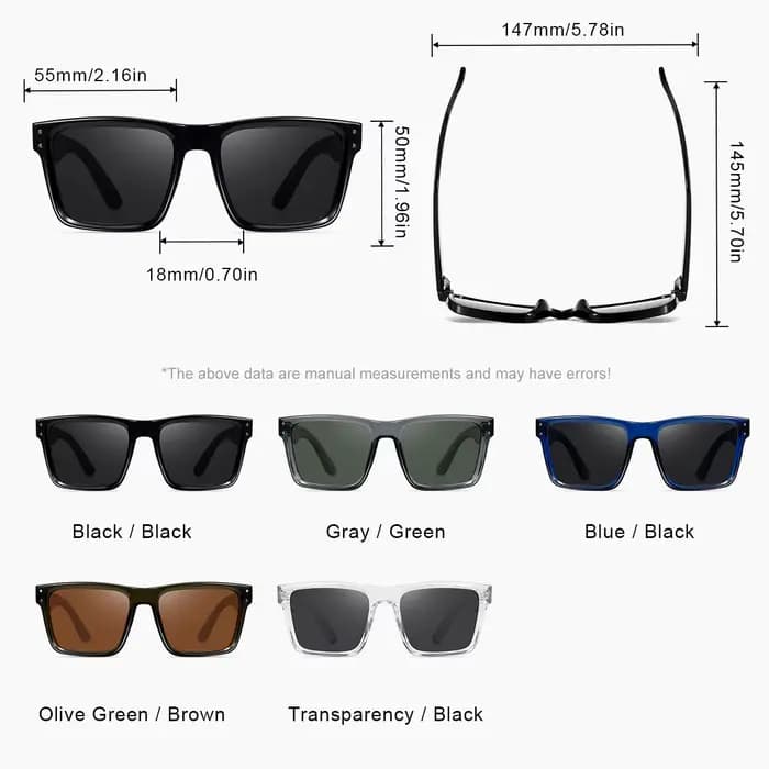 CRIXALIS – lunettes de soleil carrées surdimensionnées pour hommes