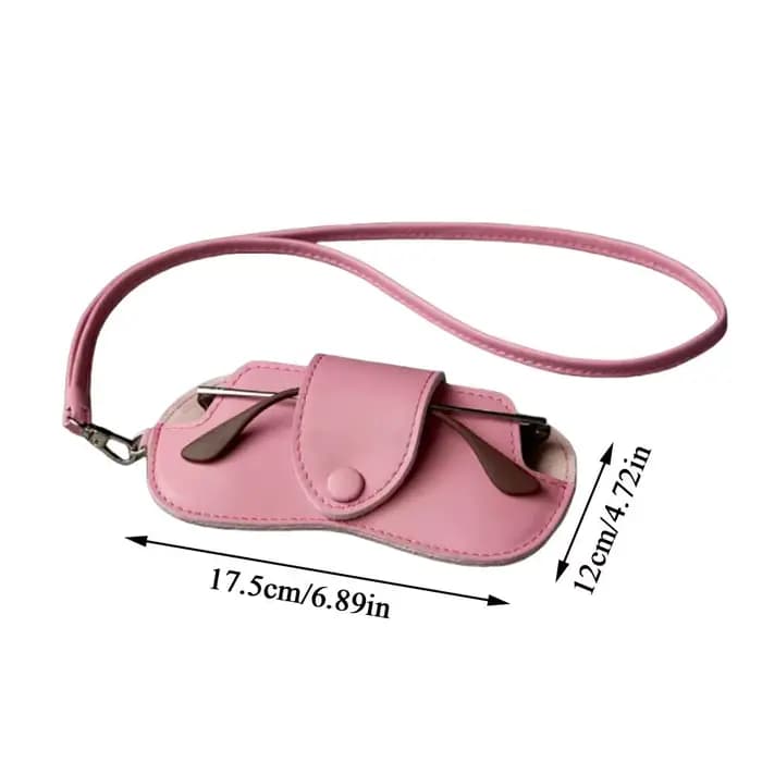 Étui à lunettes de soleil en cuir souple pour hommes
