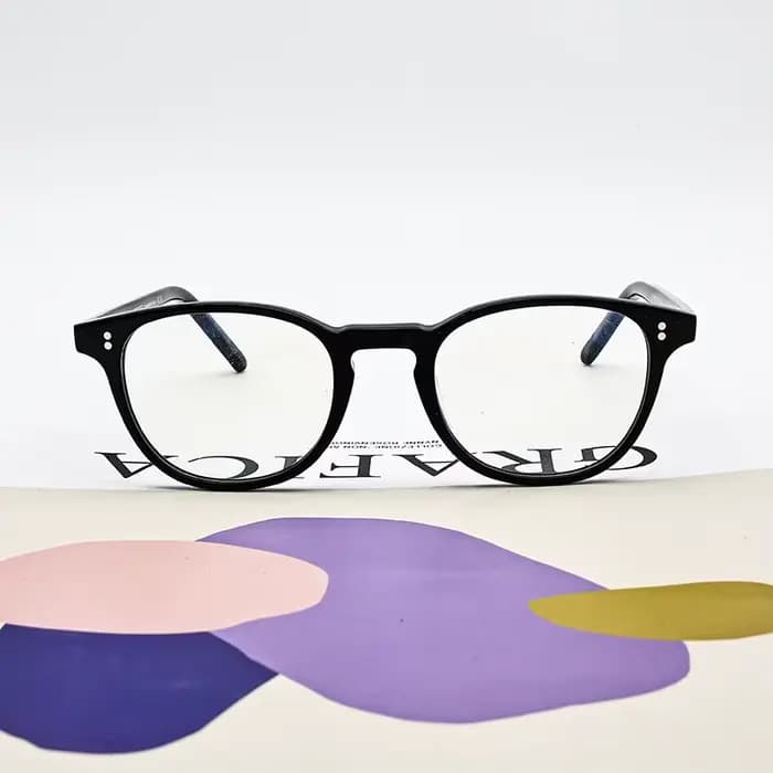 Montures de lunettes ovales classiques rétro en acétate OV5219 pour hommes