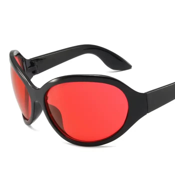 Lunettes de soleil ovales surdimensionnées pour hommes et femmes