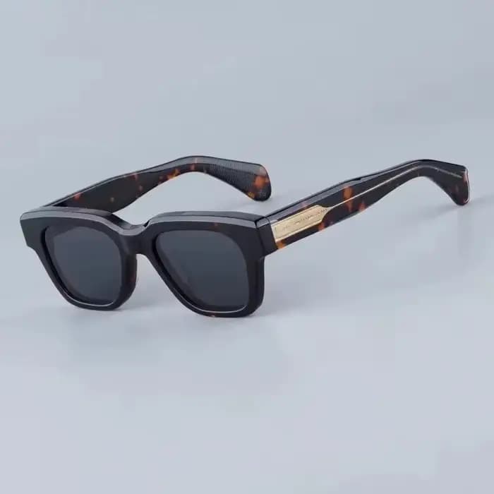 JMM Fellini Lunettes de soleil carrées faites à la main au Japon