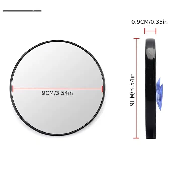 Miroir grossissant 5X/10X/15X – Le miroir de maquillage parfait pour une application détaillée!