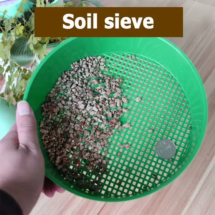 Maille de filtre de sol en plastique pour la Filtration de la pierre de sol, outils de pépinière de plantes de fleurs de jardin de maison