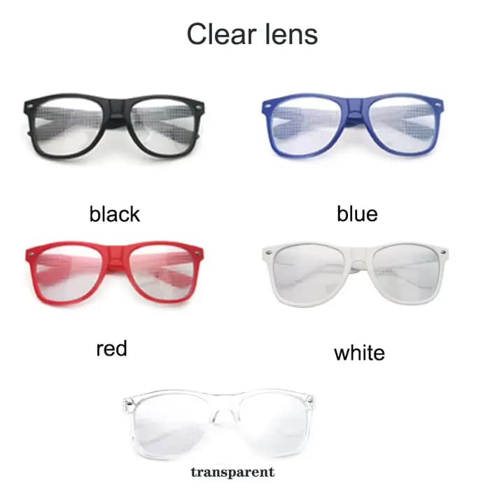 Lunettes de Diffraction effet prisme 3D pour femmes