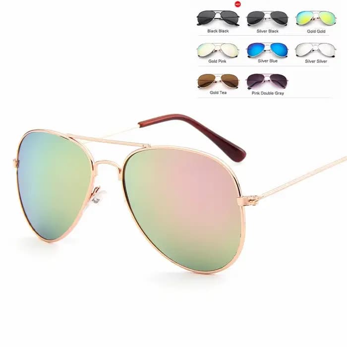 Lunettes de soleil d'aviation pour garçon et fille