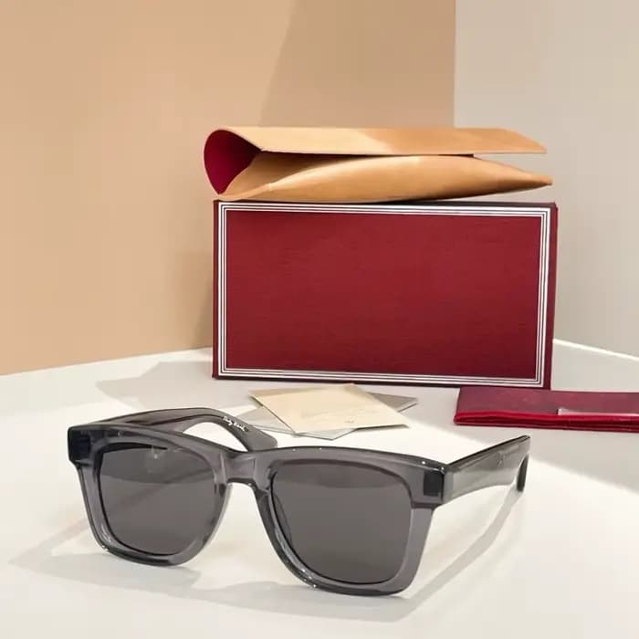 SPACE ODYSSEY HEYWOOD Lunettes de soleil ovales en acétate vintage de haute qualité