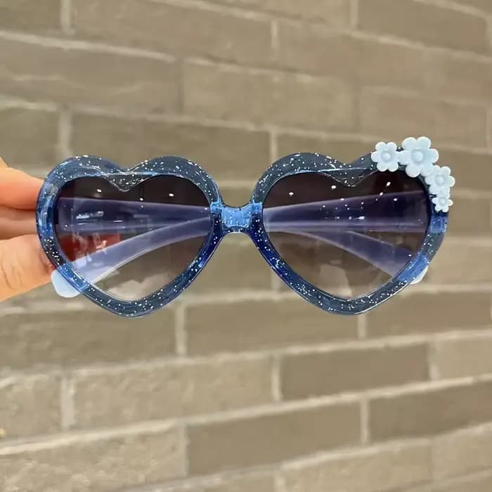 Coeur enfants lunettes de soleil mode garçons filles en plein air mignon Protection UV