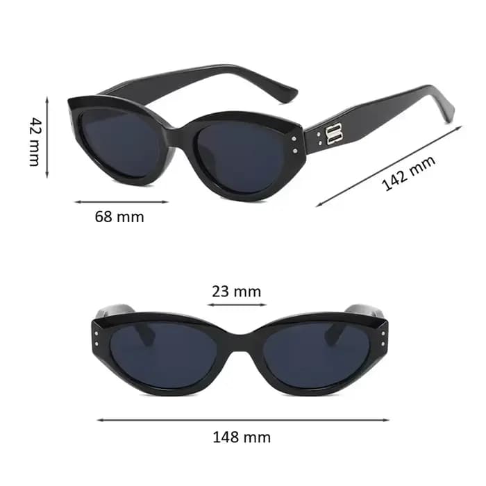 Lunettes de soleil œil de chat coréennes pour femmes