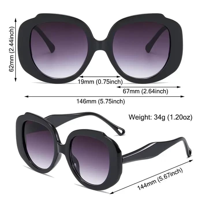 Lunettes de soleil classiques Vintage pour femmes