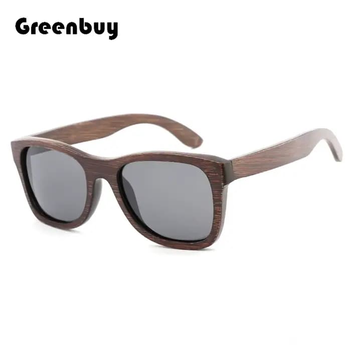 Lunettes de soleil en bambou marron, faites à la main, rétro, polarisées, pour femmes et hommes, protection UV 400, anti-reflets, pour voyage et activités de plein air