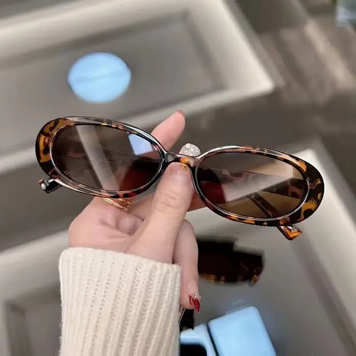 Nouveau ovale Vintage lunettes De soleil femmes marque De luxe concepteur mode