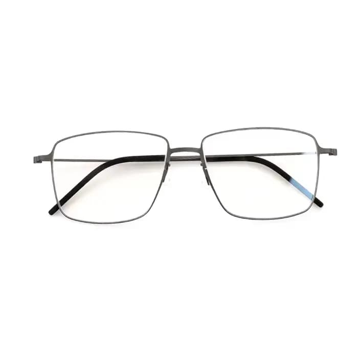 Lunettes de luxe en titane pur à bords fins, montures sans vis, ultra-légères, pour hommes d'affaires, décontractées