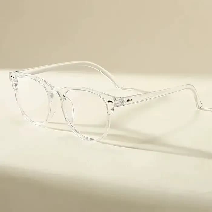 3 paires de lunettes rétro tendance - Verres transparents - Convient aux hommes et aux femmes