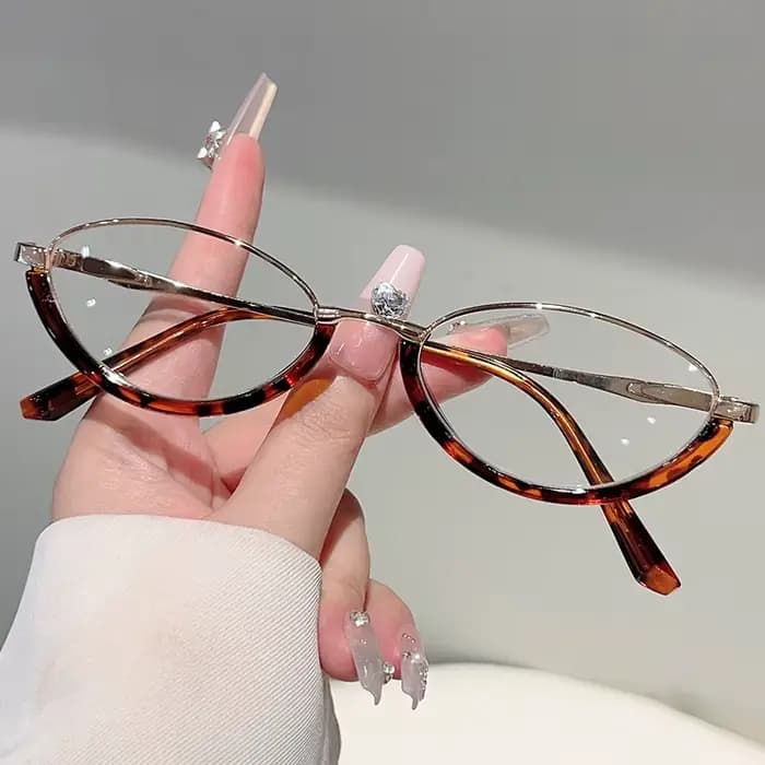 KAMMPT lunettes ovales femmes Chic 2025 nouveau blocage de la lumière bleue montures optiques à la mode Vintage marque