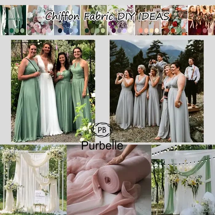 Tissu en mousseline de soie vert olive avocat, drapé en georgette pour robe, jupe, chemise, décoration de rideaux, matériel de bricolage fait main