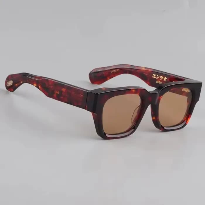 JMM ENZO 10e anniversaire lunettes de soleil carré concepteur fait à la main au japon Uv400 dégradé optique