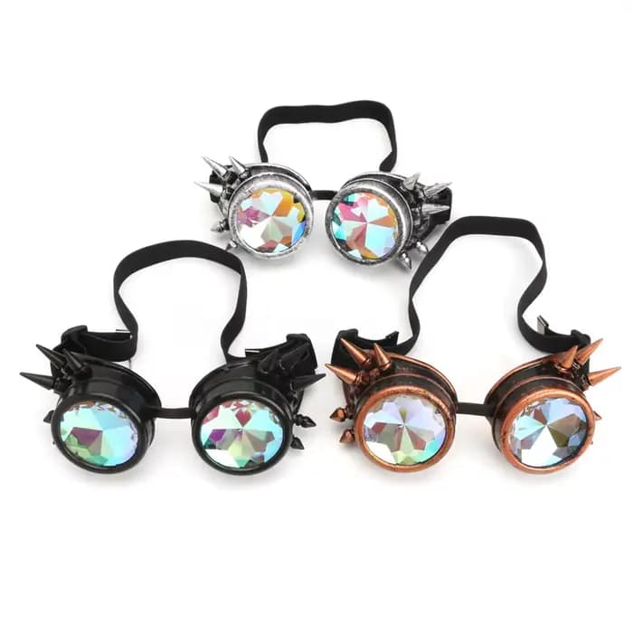 Lunettes de soleil Steampunk pour hommes et femmes