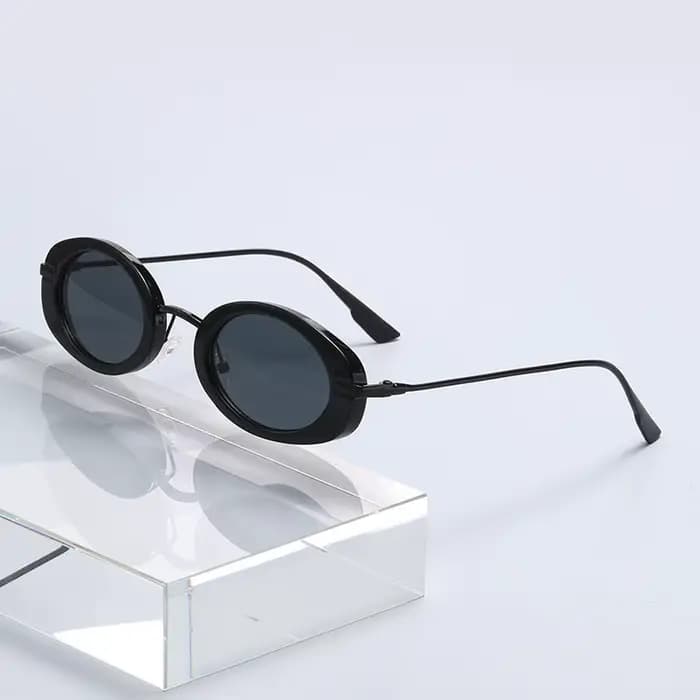 Lunettes de soleil ovales à petite monture pour femmes et hommes