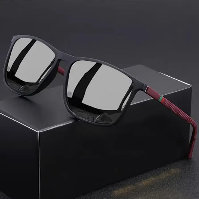 Lunettes de soleil carrées classiques pour hommes