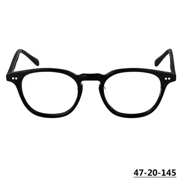 Classique épais acétate lunettes cadre Vintage rond hommes femmes dégradé cadres