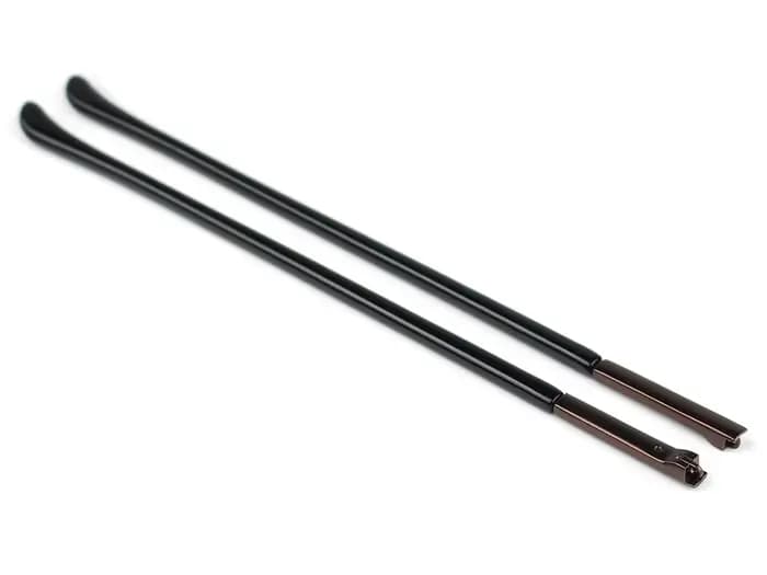 Lunettes à ressort en métal, 10 paires, 3.8mm de largeur, branches, jambes flexibles avec pointe longue, pièce de réparation de lunettes, accessoire 3029