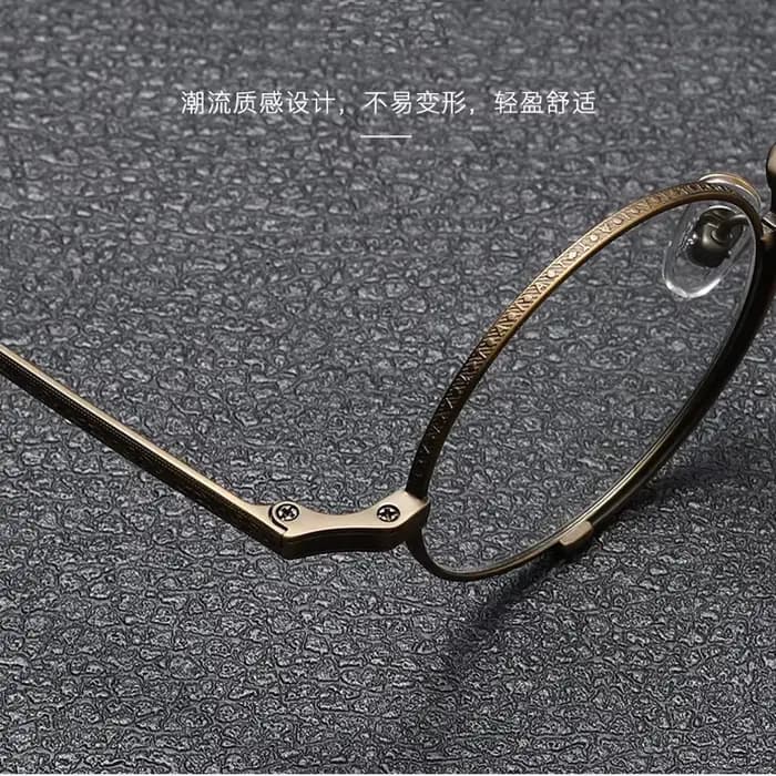 Monture de lunettes en titane faite à la main de qualité supérieure