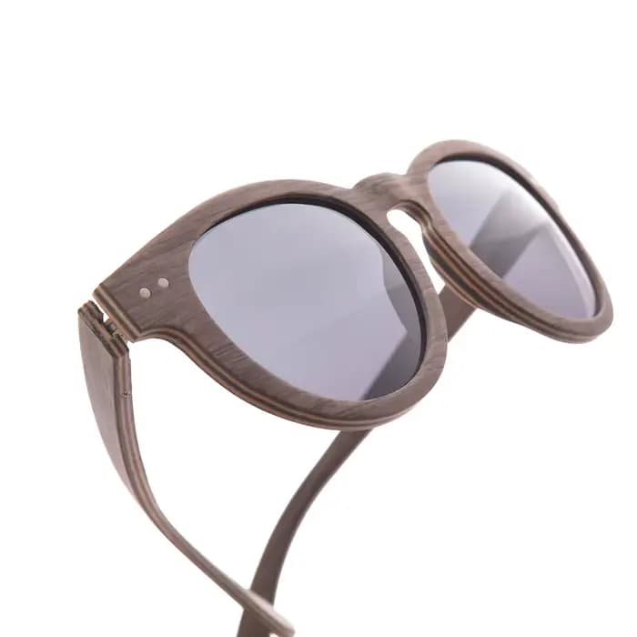 Lunettes de soleil en bois naturel pour femmes et hommes