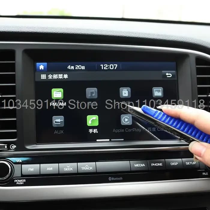 Film protecteur d'écran en verre du Guatemala pour Hyundai, accessoires anti-rayures, navigation GPS de voiture, 4,3 son, 2015, 2016, 2017