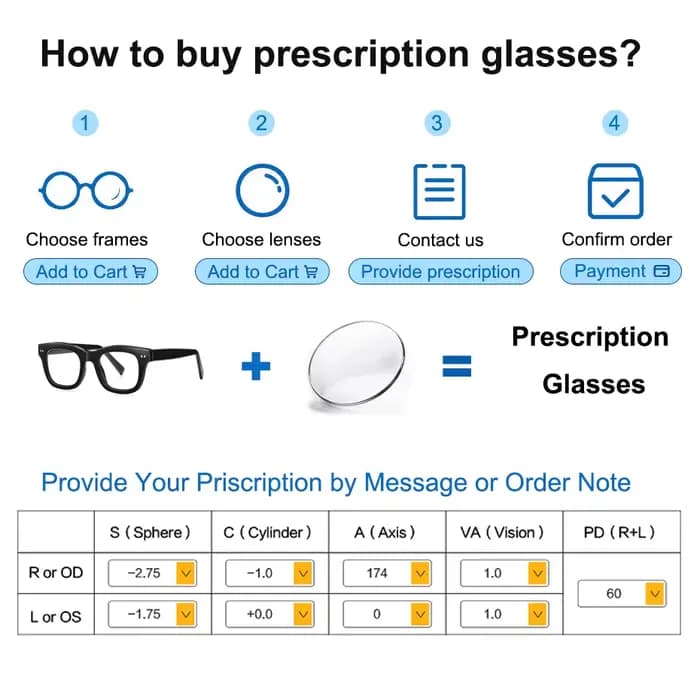 OKH lunettes multifocales progressives CR39 lentilles