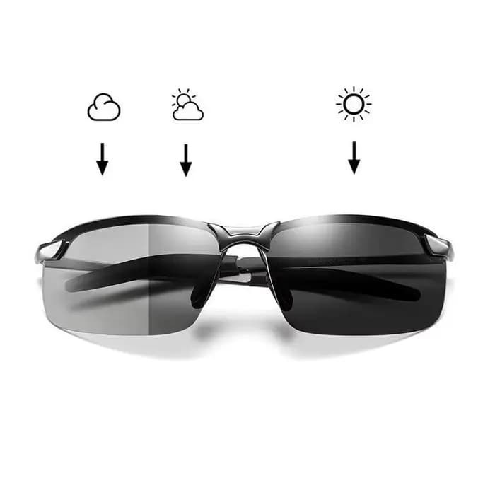 Lunettes de soleil photochromiques pour hommes