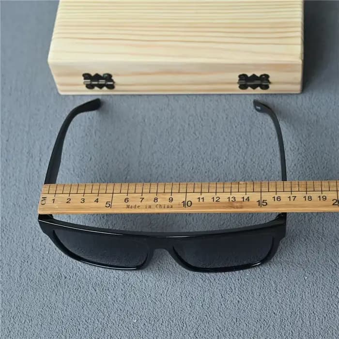 Vazrobe-Lunettes de soleil polarisées noires pour hommes