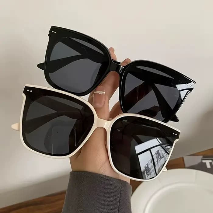 Lunettes surdimensionnées rétro Style Hong Kong pour femmes