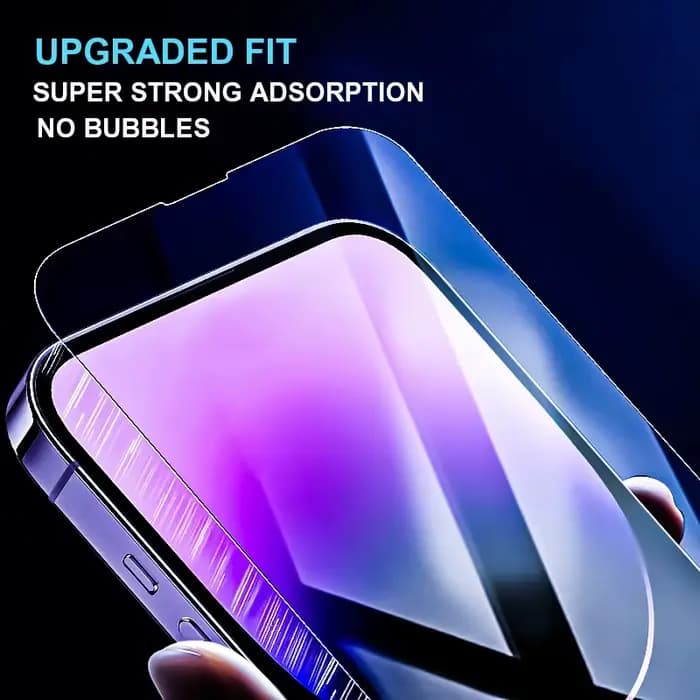Lot de 5 protections d'écran en verre trempé pour iPhone 17, 16, 15, 14, 13, 12 Pro Max, et iPhone 12 Mini, 13 Mini, 14 Plus, 14 Pro, 16 Pro Max