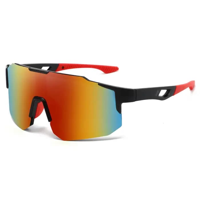 Sans monture UV400 cyclisme lunettes de soleil sport course