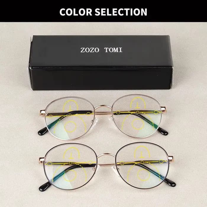 Lunettes de lecture multifocales progressives classiques pour hommes et femmes